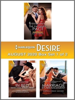 cover image of Harlequin Desire August 2020--Box 1 of 2